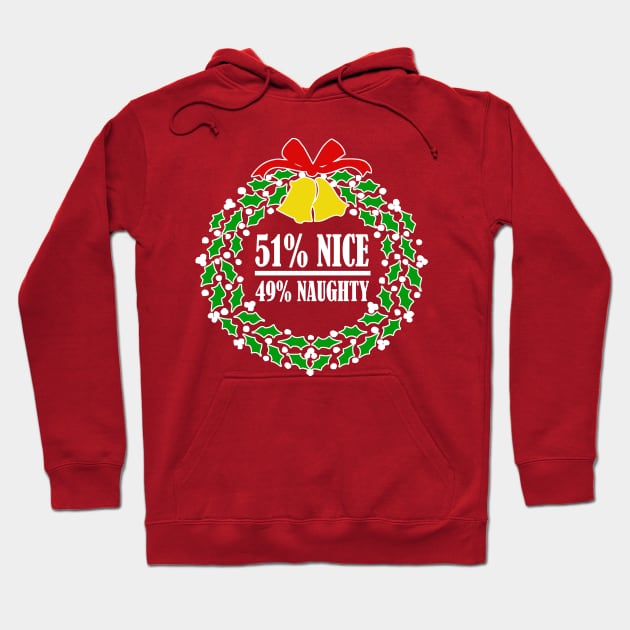 Naughty and Nice Hoodie by PopCultureShirts